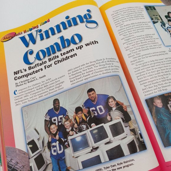 Mary Beths Bean Bag World Magazine Vtg July 2000 Ty Beanie Babies Buffalo Bills - Picture 10 of 14